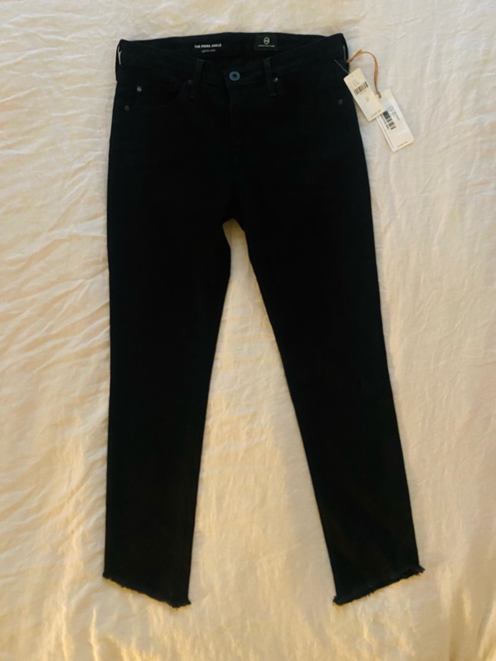 Anthropologie Ag Adriano Goldschmied The Prima Ankle Jeans - Black
